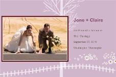 Love & Romantic photo templates Wedding Announcement